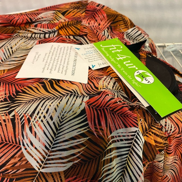 Fit 4 U Mesh Overlay Bandeau Romper With Built-in Shorts Spice Size 14 - Picture 7 of 9